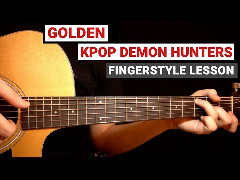 Golden - Kpop Demon Hunters OST | Fingerstyle Guitar + Tutorial