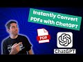 ChatGPT Hacks: Effortless PDF to Text Conversion