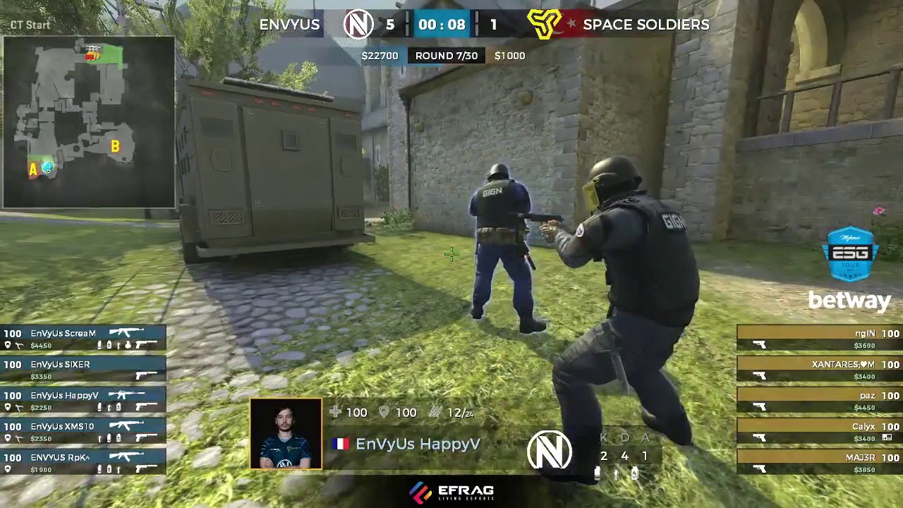 ENVYUS vs Space Soldiers   ESG Tour  Mykonos 2017  Closed Qualifier