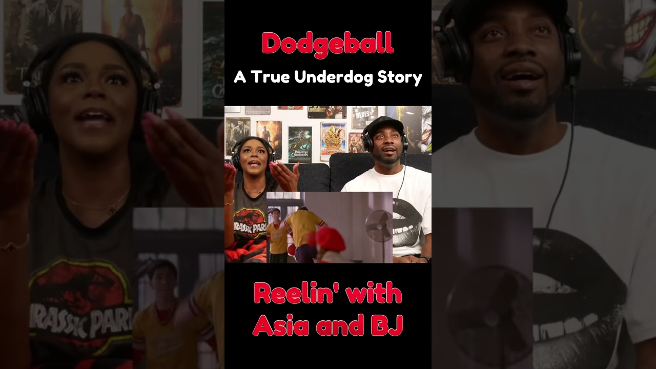 Dodgeball: A True Underdog Story #shorts #moviereaction #couplesreaction  | Asia and BJ