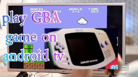 Play GBA game on android tv