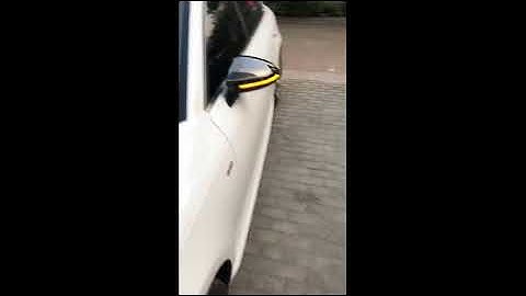 Audi 17~18 A4 A5 S4 S5 RS4 RS5 B9 rearview Mirror indicator Dynamic Flow LED Turn Signal Light