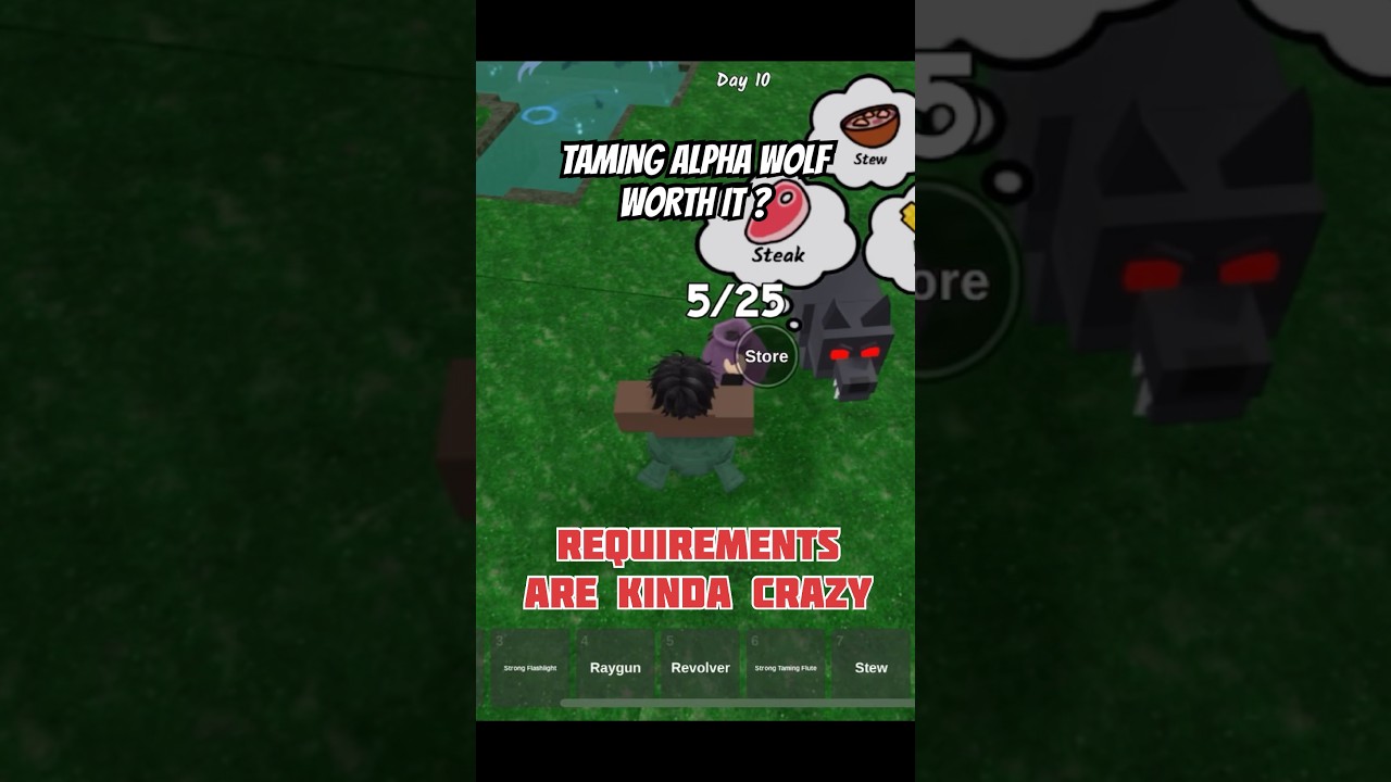 Alpha wolf taming is a time waste ? 