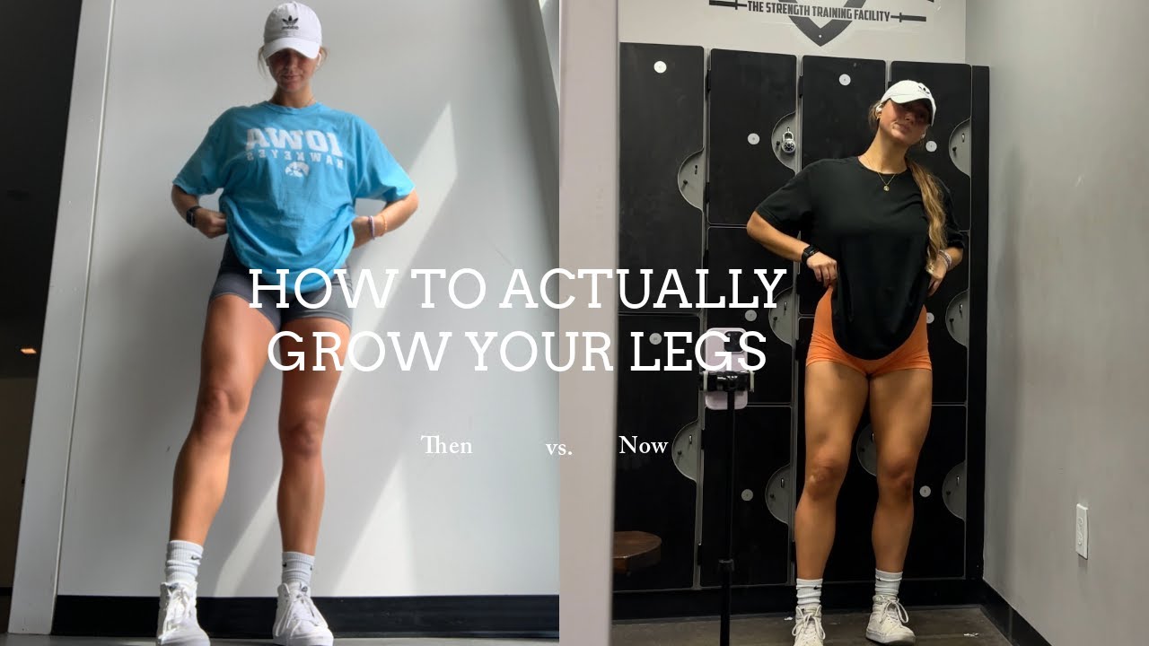 Regrowing Leg HOW TO GROW YOUR LEGS | full leg day walk through, how to fuel to grow ...