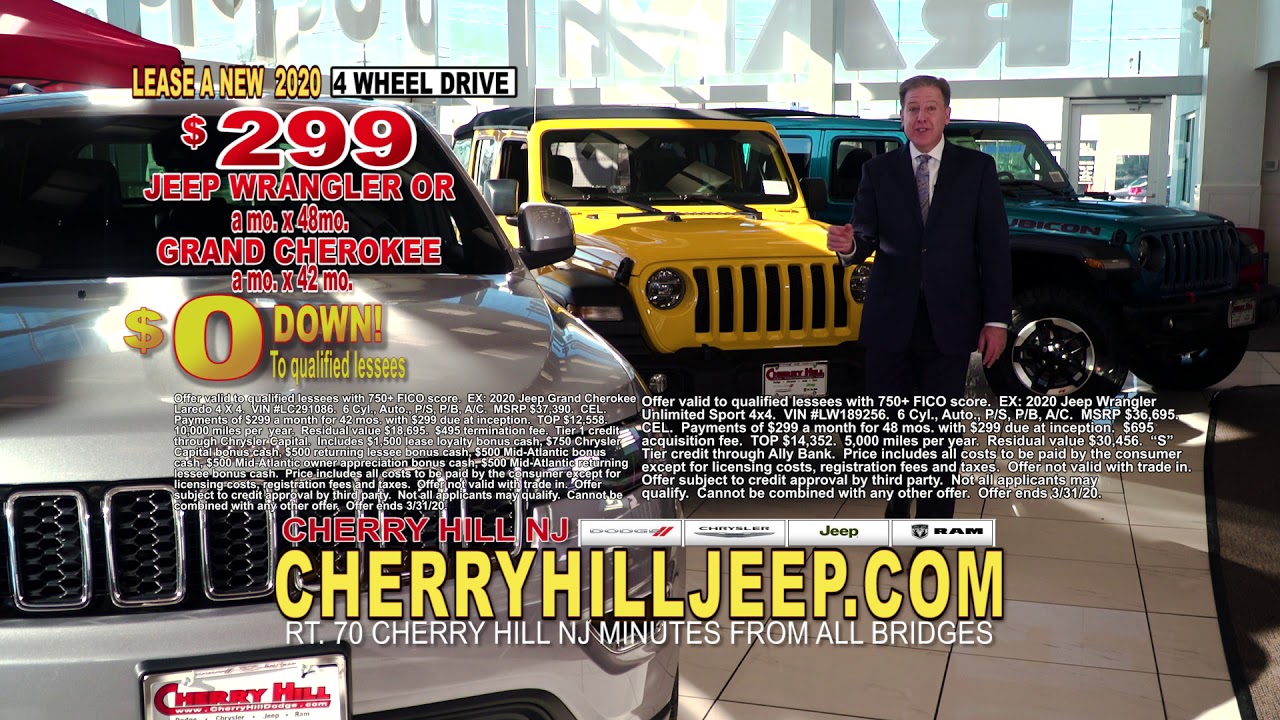 2020 Jeep Grand Cherokee for Sale Lease $299 mo* 2020 Jeep Wrangler for  sale near Cherry Hill Jeep - YouTube