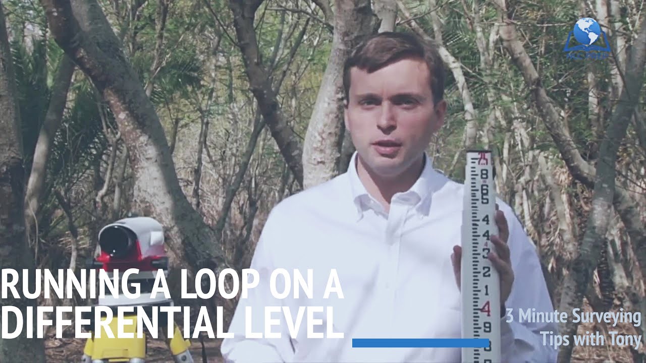 Running a Loop on a Differential Level | 3 Minute Surveying Tips with ...
