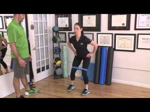 Lower Extremity Exercies - Side Stepping Squat - Zion Physical Therapy Video