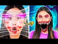 EASY HALLOWEEN MAKEUP IDEAS || Most HORROR Makeup Hacks And Tricks by 123 GO! Series