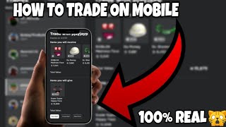 How To Send A Trade On Mobile And Tablet Roblox Youtube - roblox how to send trades on mobile