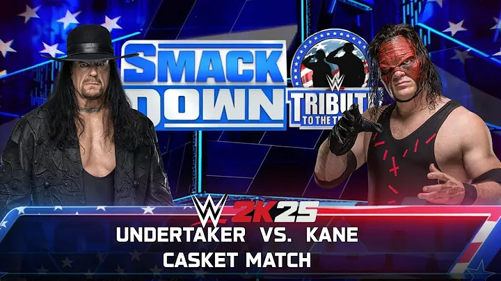 WWE 2K25 - Undertaker Vs Kane | Amazing Casket Match PS5 4K