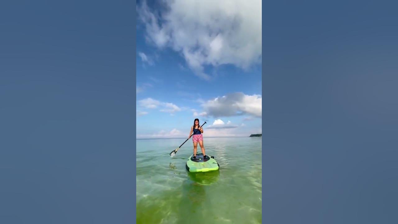 PADDLE BOARDING in Boracay || PADDLE BOARD || #JahzeelVlogs - YouTube