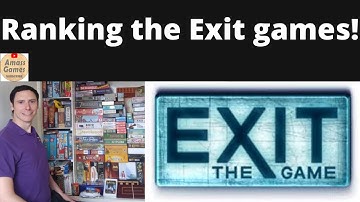 Ranking the Exit games! Board game escape room in a box, Inka & Marcus Brand Kosmos * Amass Games *