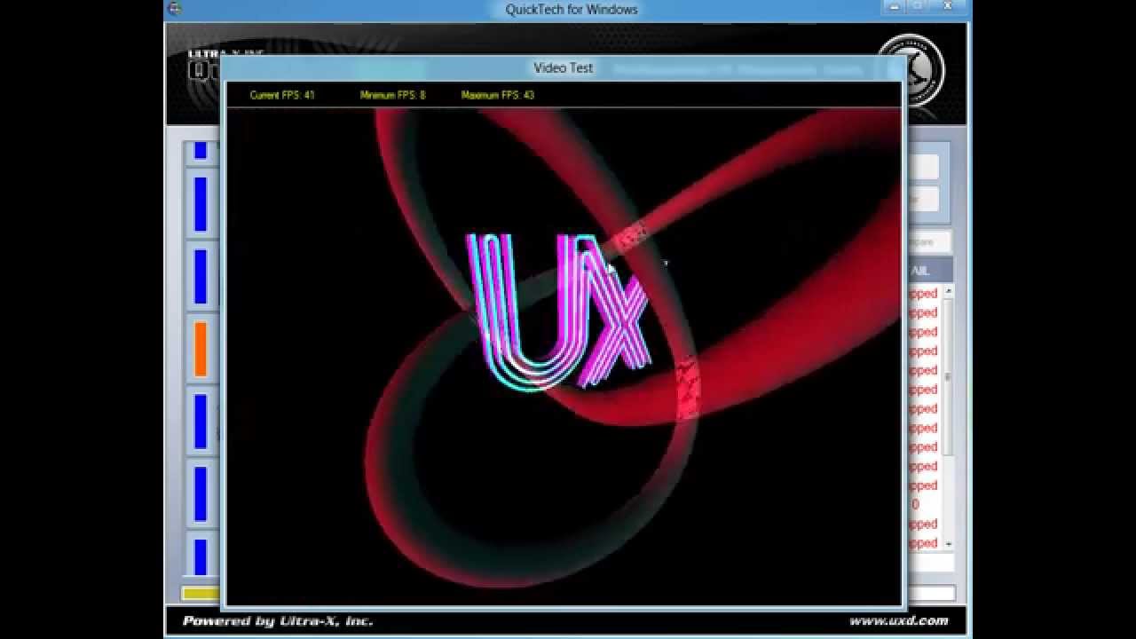QuickTech Windows - Video Testing
