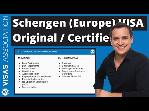 Vídeo: Visat Schengen: Llista De Documents Obligatoris