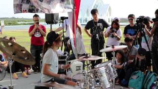 羅小白 爵士鼓 20150704 14 Moves Like Jagger Maroon 5