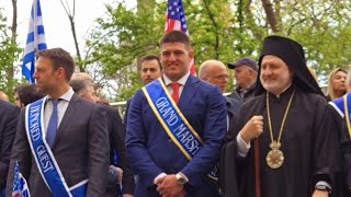🏈 George Karlaftis (NFL KC Chiefs) at Greek Independence Day Parade NYC 2024 by Live Walking NYC 717 views 2 weeks ago 1 minute, 12 seconds