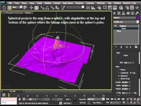 Tutorial 3dsMax -- Displace Modifier - YouTube