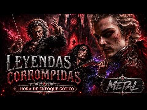 🎼 Mozart, Beethoven y Paganini en Metal | 1 Hora de Enfoque Gótico ⚡