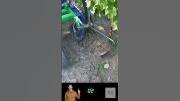 Smart Blade Machine Cuts Dry Grass Without Harming Plants! 🌾🔧 Precision Farming!