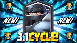 INSANE! 3.1 ELIXIR HYPER AGGRESSIVE MEGA KNIGHT CYCLE DECK!! - Clash Royale