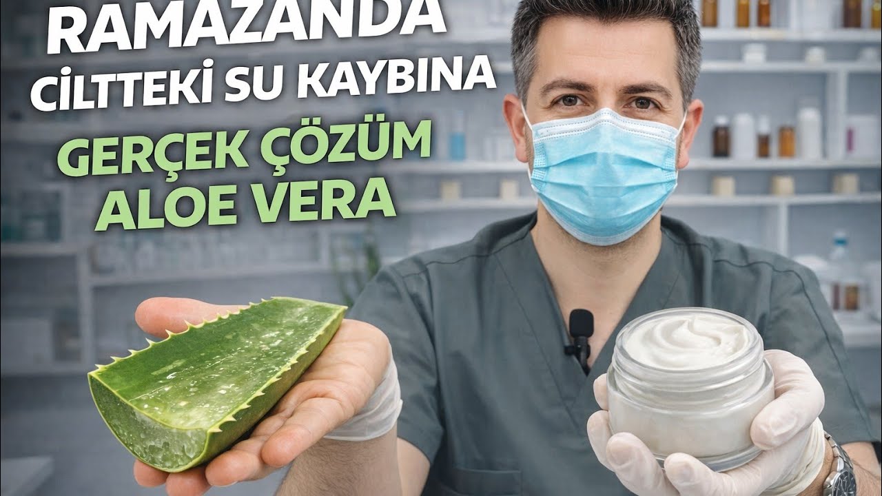 Ramazanda Cilt Kuruluğuna Gerçek Çözüm: Aloe Vera Kremi (Real Aloe Vera Cream for Dry Skin)