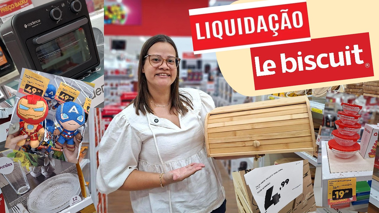 ✨ACHADINHOS NO LIQUIDA LE BISCUIT | 😱Panelas, Potes, Eletros  e  super Descontão! SHOPPING RIO MAR