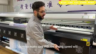 Skycolor 3.2m Model SC-3204 Eco-solvent Printer with 4 Print Heads