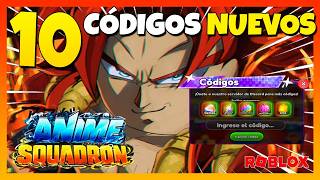 ✅10 CÓDIGOS NUEVOS de⚠️ANIME SQUADRON⚠️Nuevo Juego⚠️ANIME SQUADRON Roblox⚠️ESCUADRÓN DE ANIME Roblox