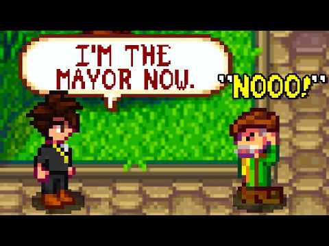 how I became the Mayor of Stardew Valley