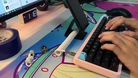 Boba U4T w/ ASA Profile Keycaps Typing Sound on TM680 + Tempest Tape Mod