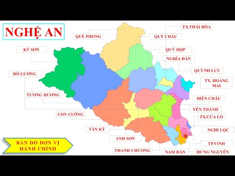 Video Bản đồ tỉnh Nghệ An -- Vị trí tỉnh Nghệ An trên bản đồ... - youtube