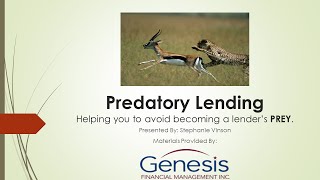 Predatory Lending