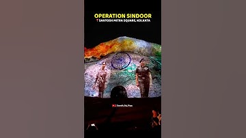 Santosh Mitra Square KOLKATA DURGA PUJA 2025 Theme Operation Sindoor #operationsindoor #durgapuja