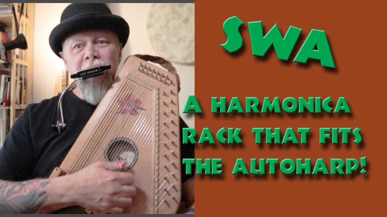 Finally, a harmonica rack that works with the autoharp! (Beware my