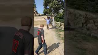 jimmy help a stranger man & got surprised container #gta5 #short