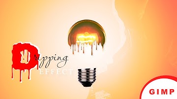 Dripping Effect | Color Effect | Text Effect : 3 in 1 GIMP Tutorial