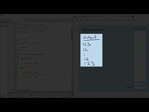 8 Recursion:  Cascading Numbers