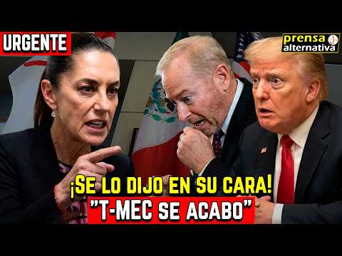Sheinbaum grilled the ambassador! The US lost the deal!!!