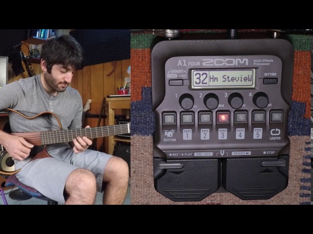 Zoom A1FOUR - Unboxing and Testing all presets on a nylon guitar