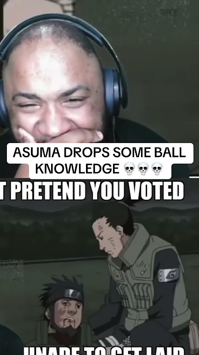 Asuma drops some ball knowledge #share #anime #youtubeshorts #naruto #koreanswede