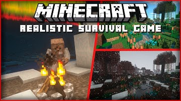 Mods that Transform Minecraft into a Realistic Survival Game!