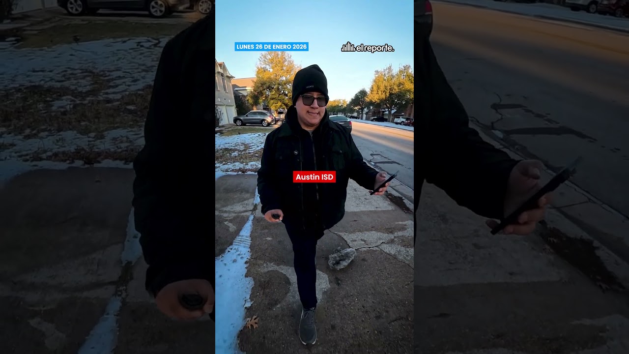 ❄ Frío extremo en Texas Central: cierres escolares y advertencia por hielo hasta el martes