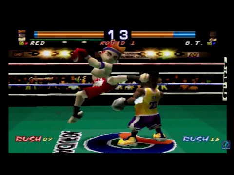 Story Mode - Kickboxing (PS1) Gameplay #2 (No Commentary)