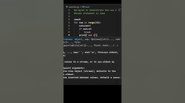 Break Statement in the loop #python #pythonprogramming #pythonforbeginners #pythoncode