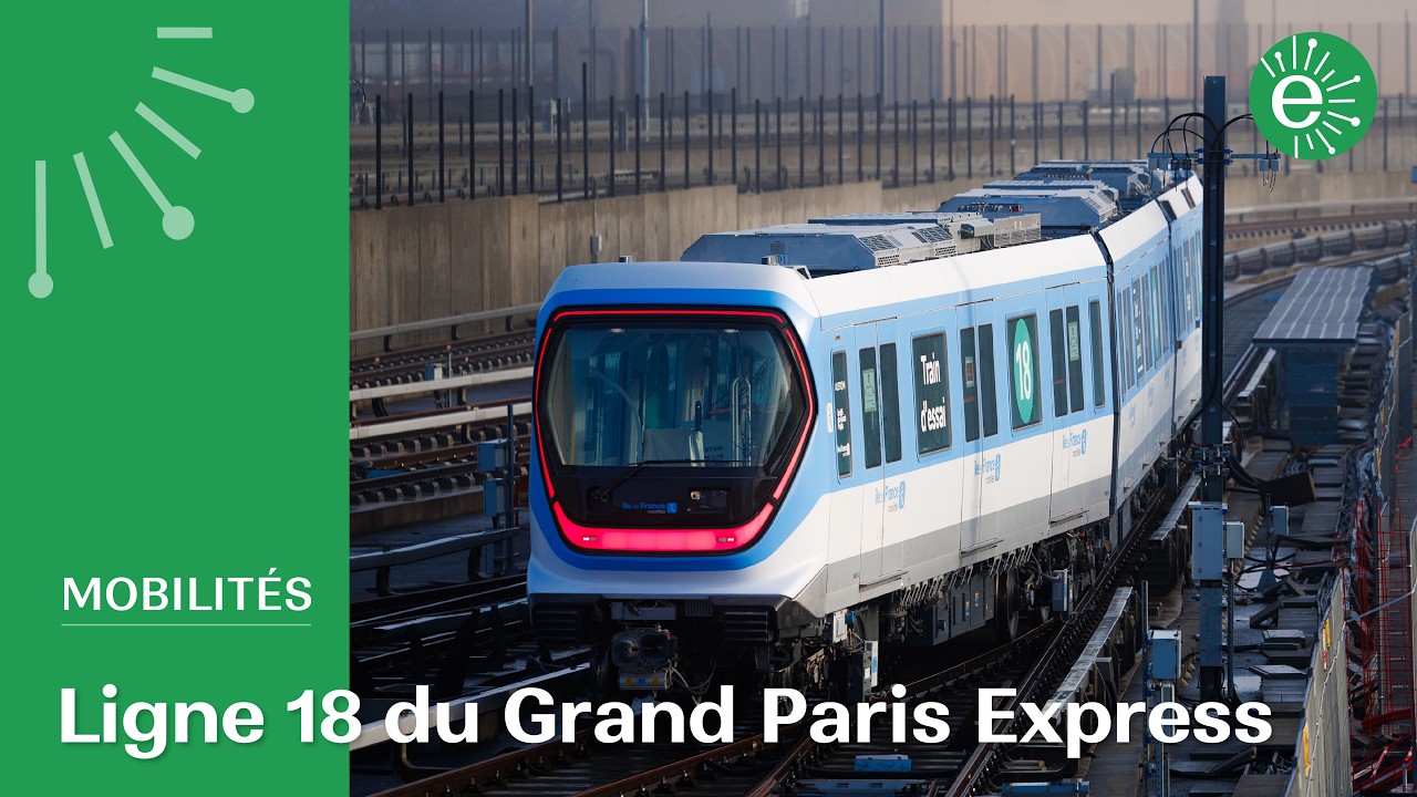 Les essais de la ligne 18 du futur métro se poursuivent #GrandParisExpress