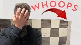 How NOT to make a chessboard || 5 very stupid mistakes and I show them all