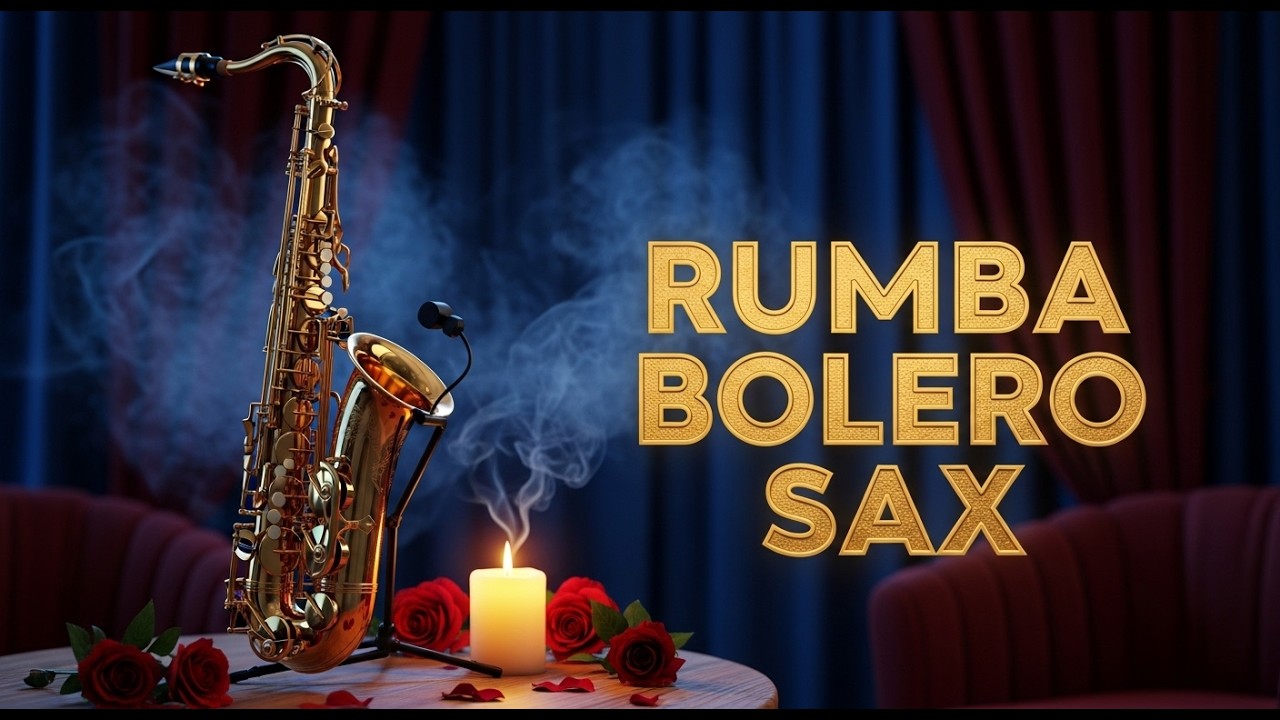 Rumba Bolero Sax Romance Night | Sax Latino de Amor Íntimo