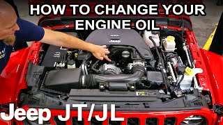 Jeep Gladiator JT 3.6  How To Change Your Engine Oil