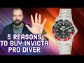 5 reasons to buy the invicta pro diver  the best starter automatic  invicta menswatches