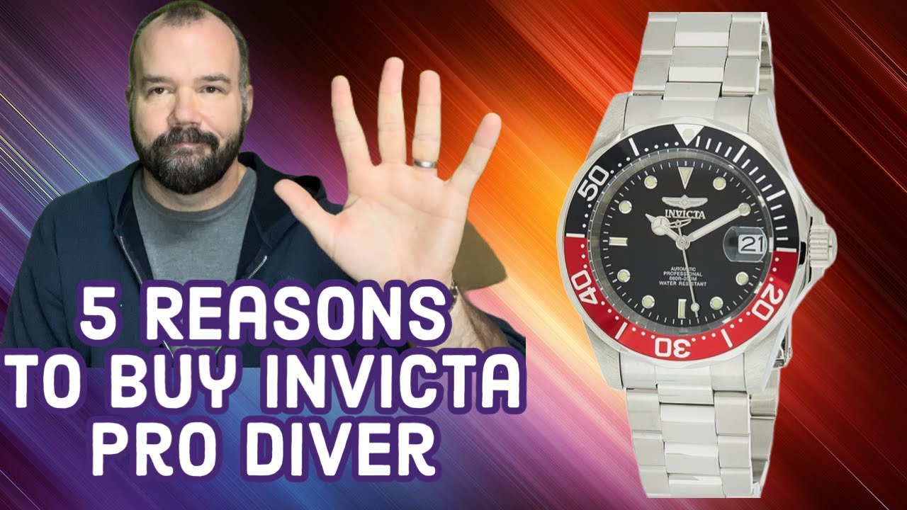 5 Reasons To Buy The Invicta Pro Diver  The Best Starter Automatic? # invicta #menswatches 